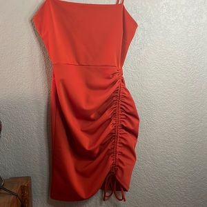 Pumpkin Bodycon mini dress